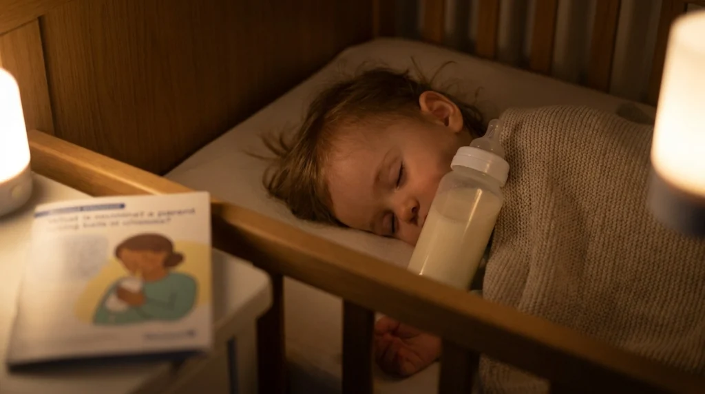Bottle in bed, the leading cause of early childhood tooth decay