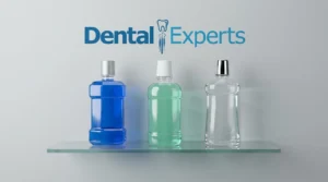 Different types of mouthwash compared side by side